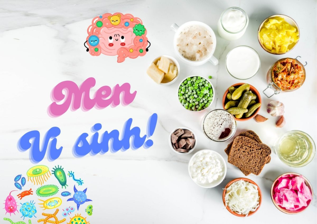 Những thực phẩm tự nhiên chứa men vi sinh có thể giúp giảm đầy bụng